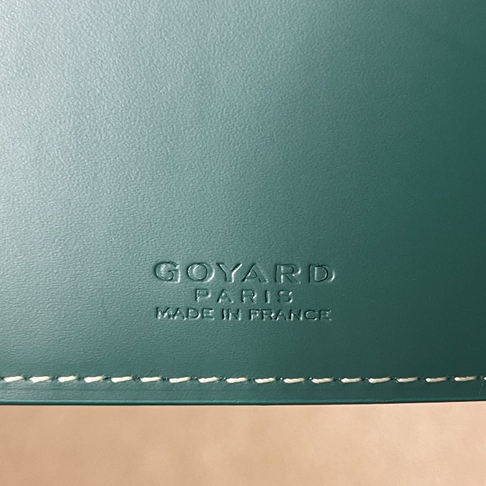 New Goyard Bi Fold Victoire Full Size Wallet - Coveted Green Canvas - Picture 11 of 14